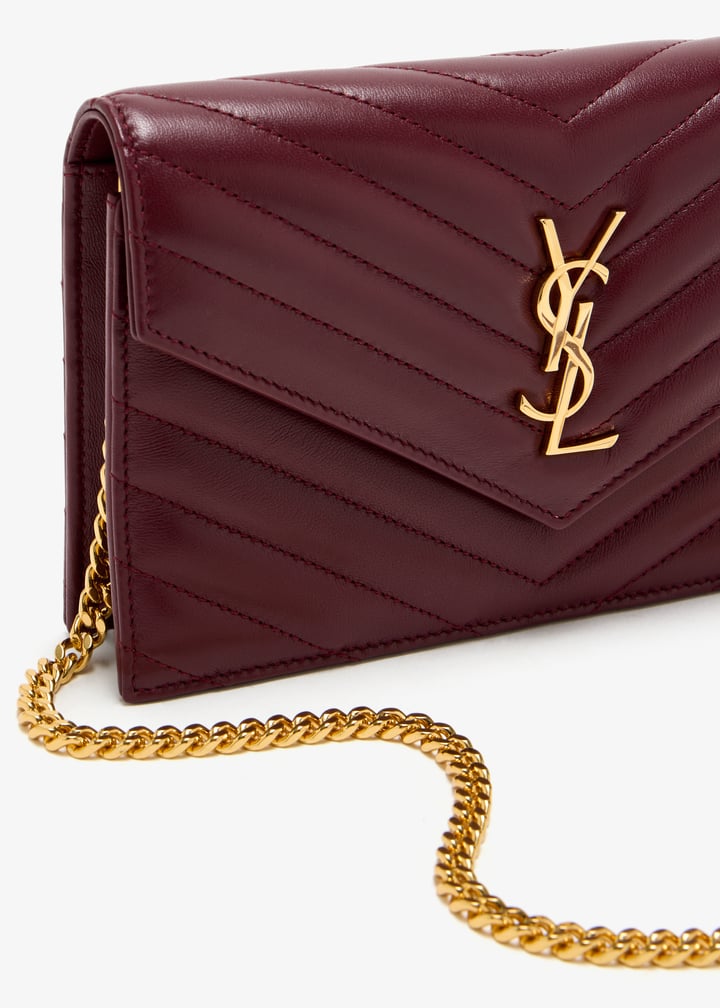 Saint Laurent Cassandre envelope chain wallet for Women