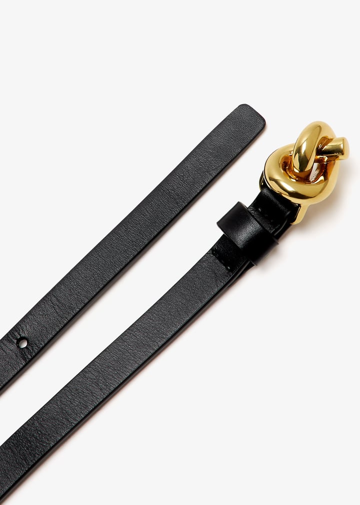 【関税込み】Bottega Veneta ブラック Knot ベルト ブラックノット ベルト| Bottega Veneta® 日本