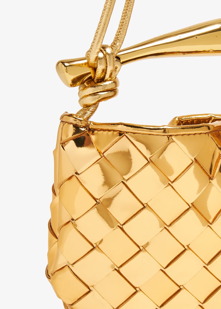 Bottega Veneta Mini Sardine crossbody bag for Women - Gold