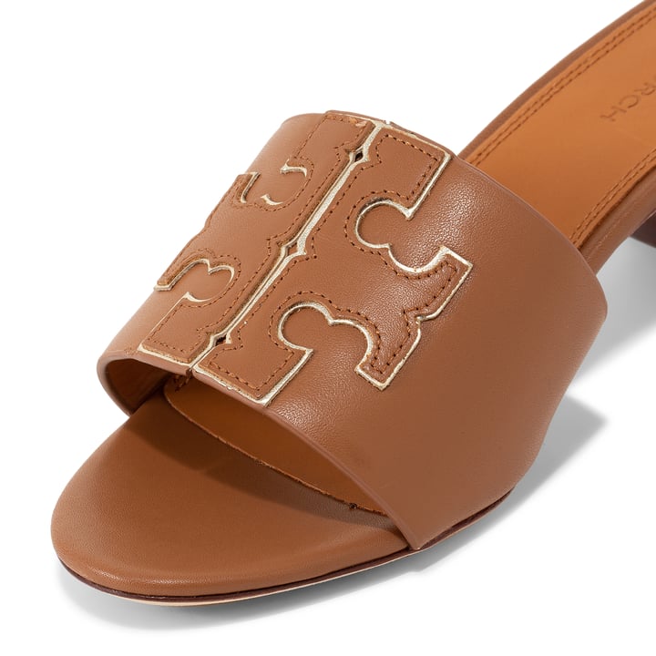Tory Burch Ines mid-heel slide sandals for Women - Brown in