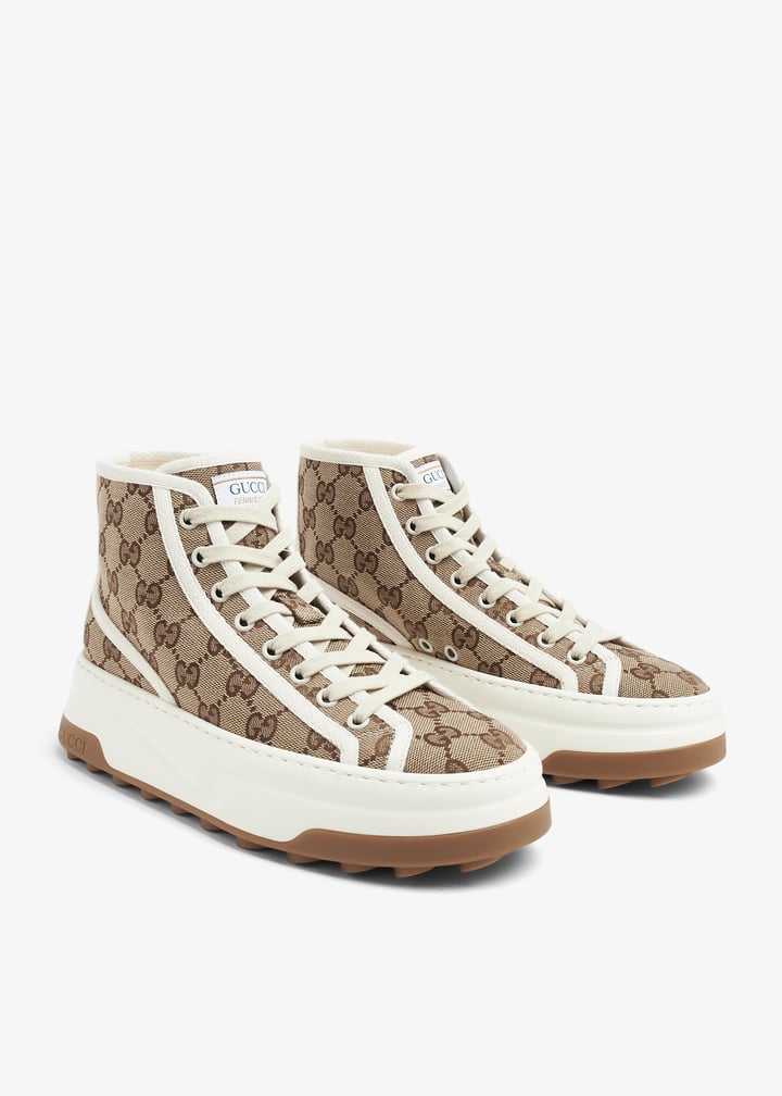 Gucci Tennis Treck high-top sneakers for Women - Beige in