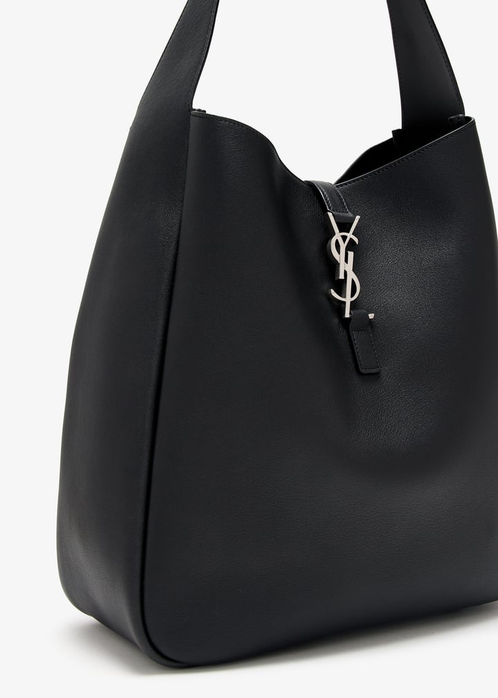 24PF new/Saint Laurent Le5a7サプルショルダーバッグ Bag Black Saint Laurent - YSL NEW Le 5 À 7 Black Nylon Shoulder Bag