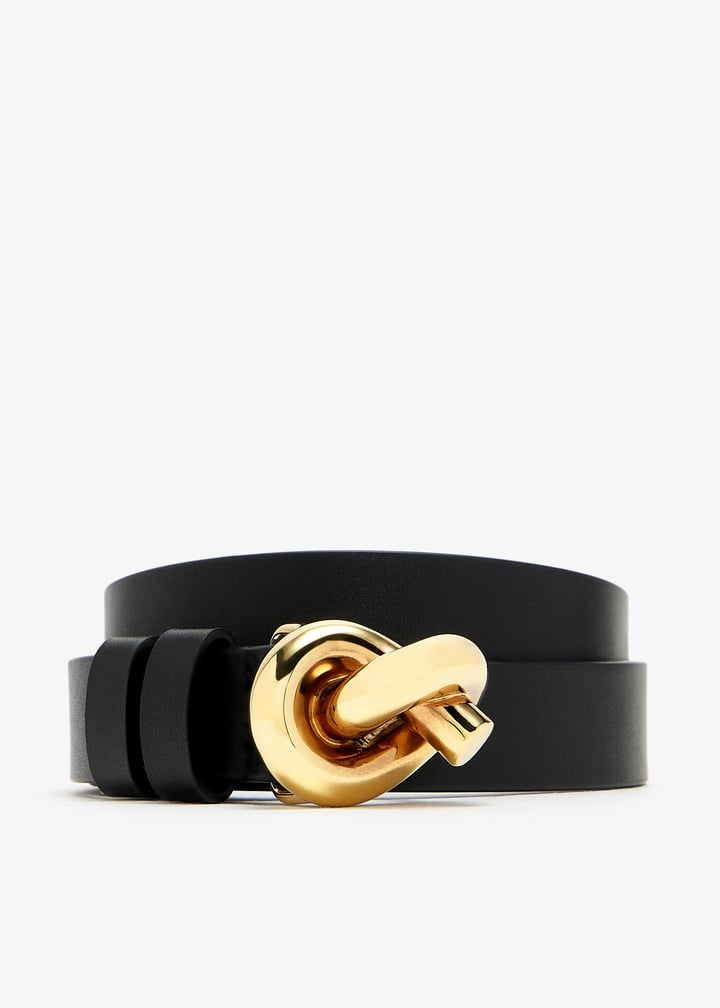 Bottega Veneta Knot belt for Women - Black in UAE | Level Shoes