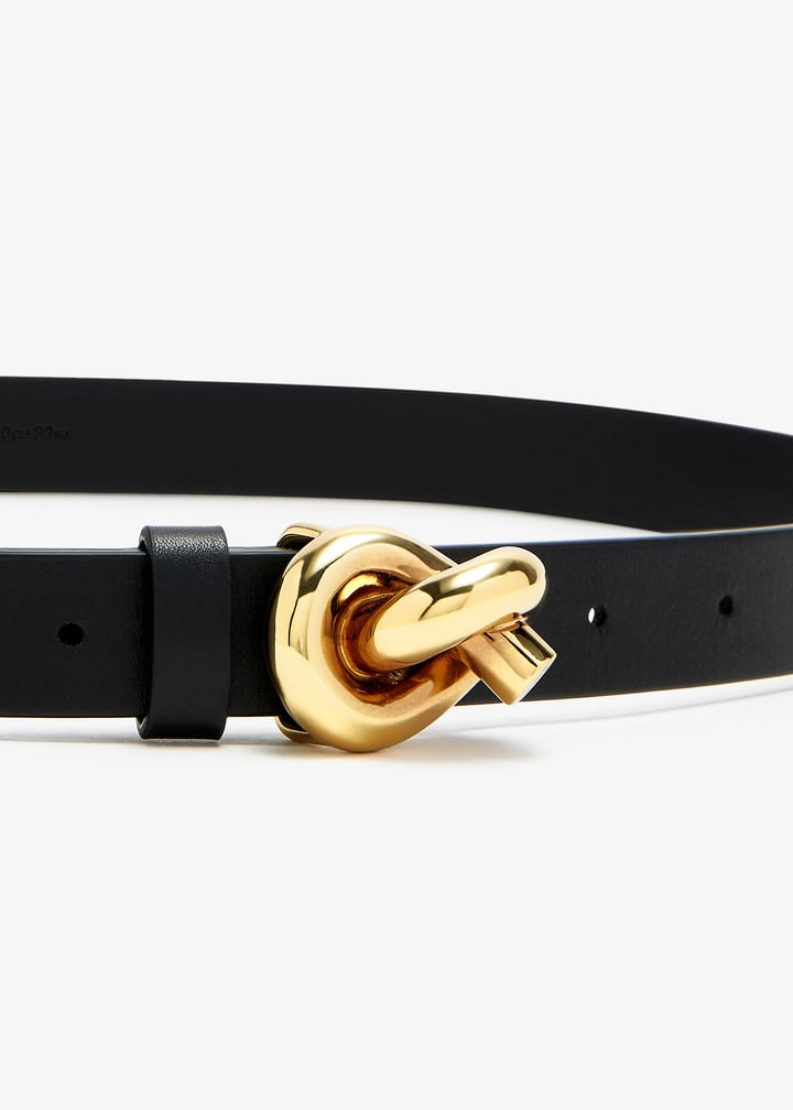 Bottega Veneta Knot belt for Women - Black in UAE | Level Shoes