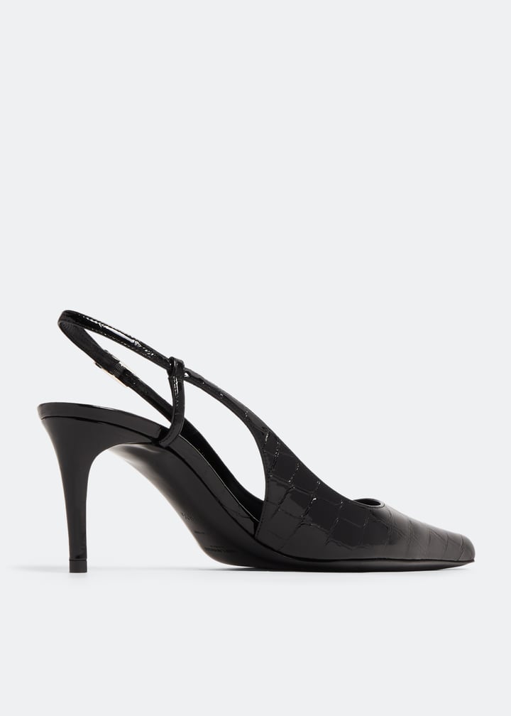 ticatica専用SAINT LAURENT PARISブラック サンローランパリ ショルダーバッグ YSLロゴ ブラック