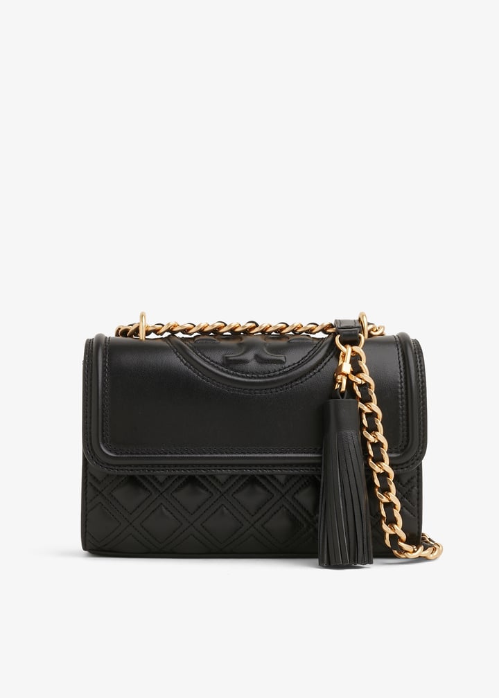 ショルダーバッグ・ポシェット TORY BURCH BLACK LEATHER FLEMING CROSSBODY BAG Fleming Soft Crossbody Bag, Black | Tory Burch KW