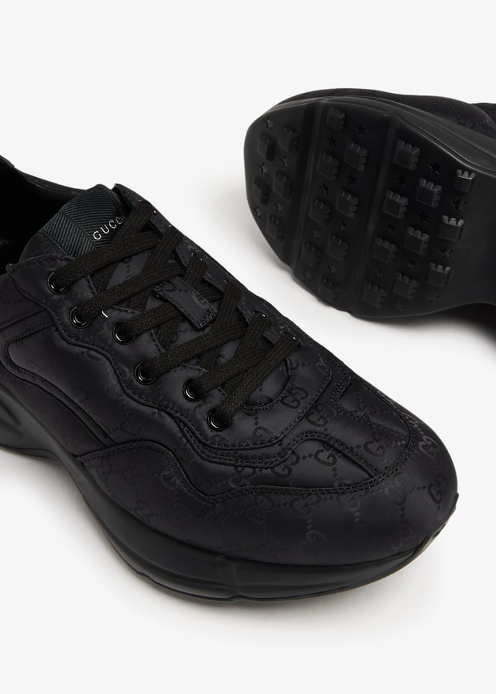 Gucci Rhyton sneakers for Men - Black in UAE | Level Shoes