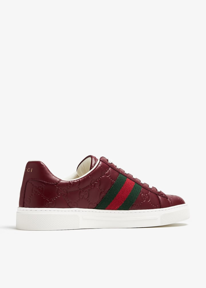 Gucci Ace sneakers for Women - Burgundy in UAE | Level Shoes