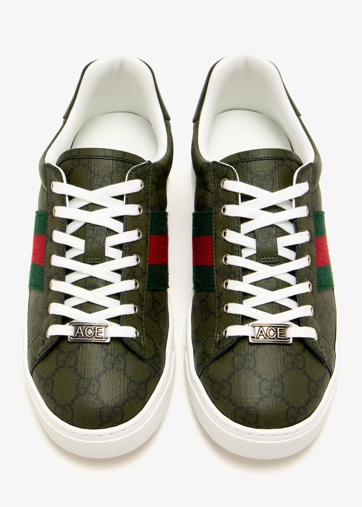 Gucci Ace Web sneakers for Men Green in UAE Level Shoes