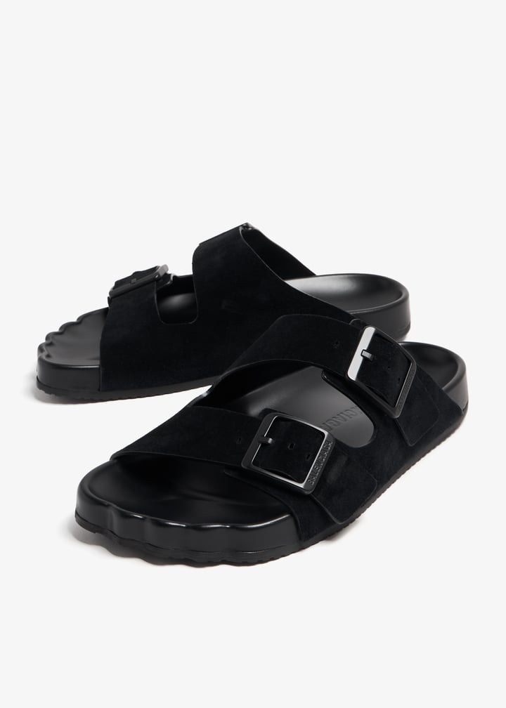 Balenciaga Sunday sandals for Men - Black in UAE | Level Shoes