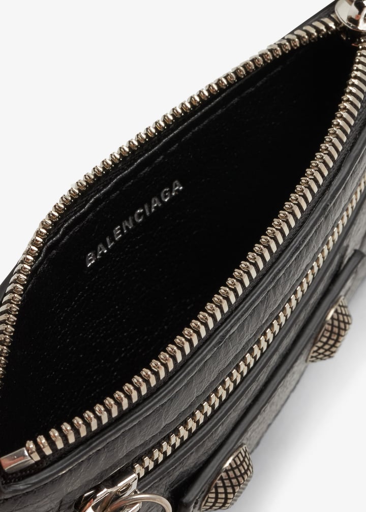 BALENCIAGA LE CAGOLE MEN キーリング カードケース ラム 国内発】 BALENCIAGA LE CAGOLE キーリング カードケース