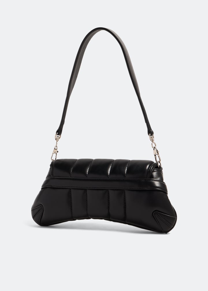 ショルダーバッグ・ポシェット GUCCI BLACK SMALL GUCCI HORSEBIT CHAIN LEATHER SHOULDER BAG Gucci Horsebit Small Chain leather shoulder bag Gucci