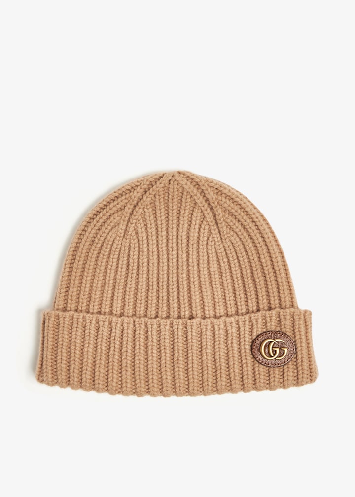 Gucci Double G cashmere hat for Women Brown in Kuwait Level Shoes