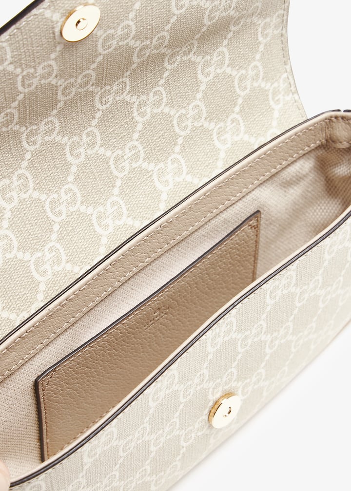 ハンドバッグ BEIGE OPHIDIA MINI BAG Ophidia mini bag in beige and ebony Supreme | GUCCI® US