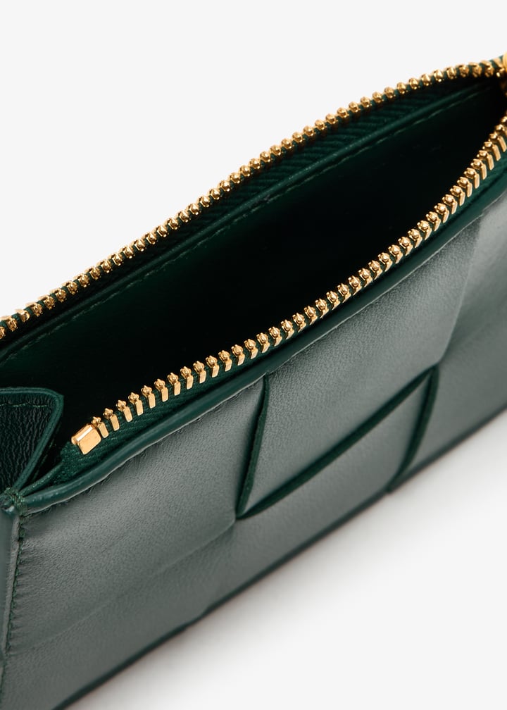 カードケース・名刺入れ BOTTEGA VENETA CASSETTE ZIPPERED CARD CASE BOTTEGA VENETA】Cassette Zipped Card Case カードケース