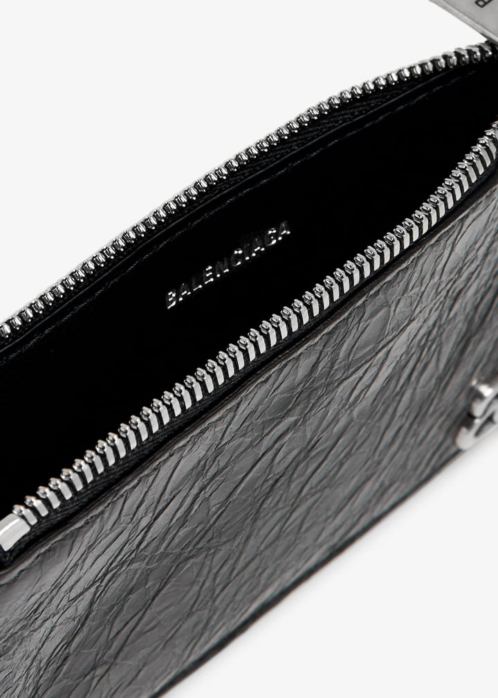 ★BALENCIAGA★ Monaco Long Coin Card Holder Black 7654652AAS Balenciaga Monaco Long Coin Card Holder Black | eBay