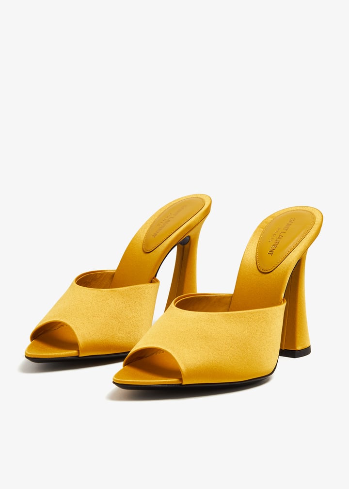 Saint Laurent Suite mules for Women - Yellow in UAE | Level
