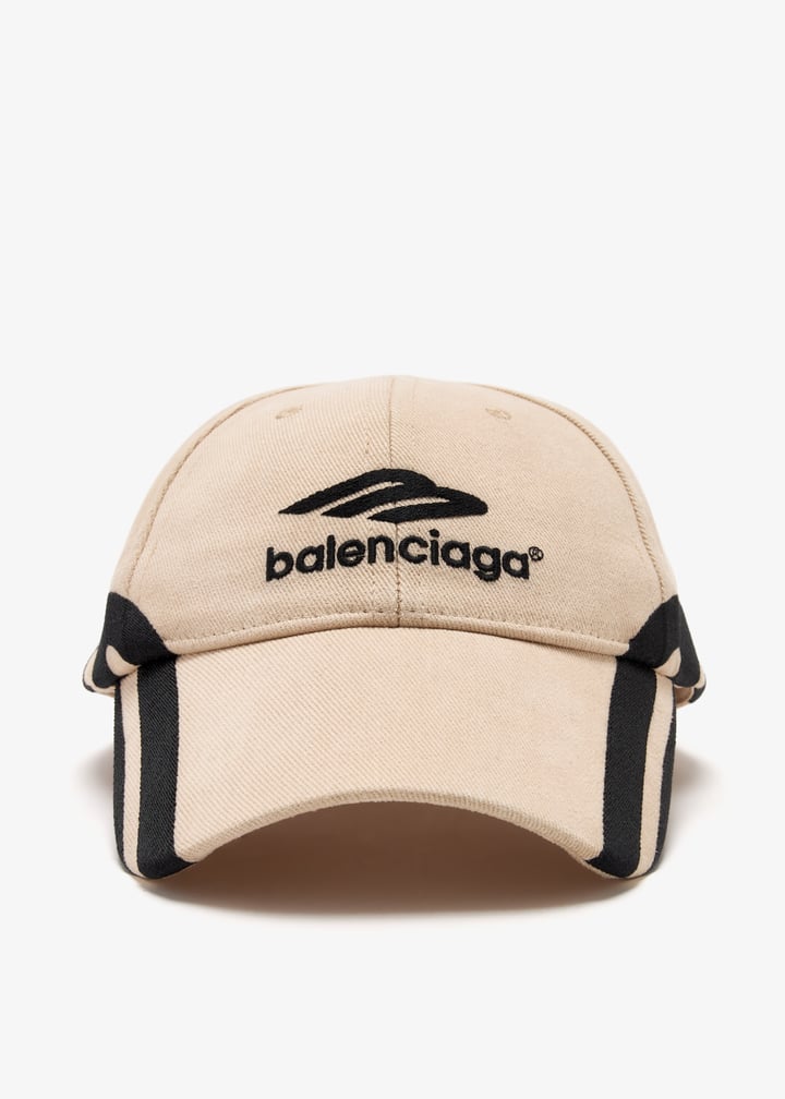 *底値*Balenciaga 3B cap Lサイズ Balenciaga 3B Stencil キャップ | ブルー | FARFETCH JP