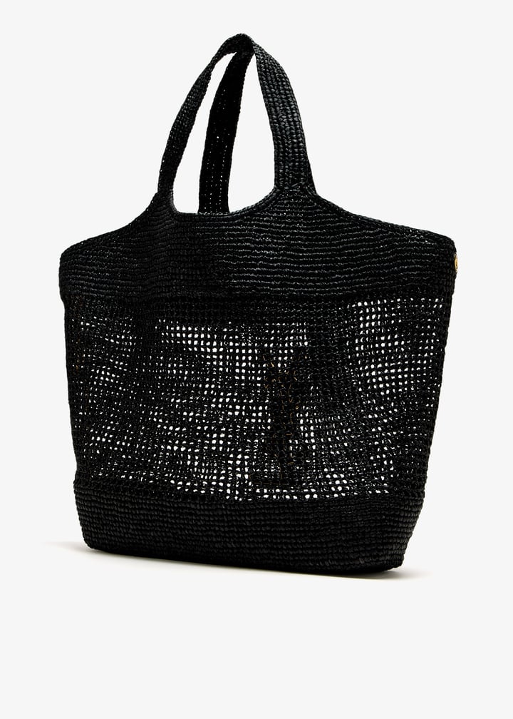 Saint Laurent Icare maxi shopping tote bag for Women - Black