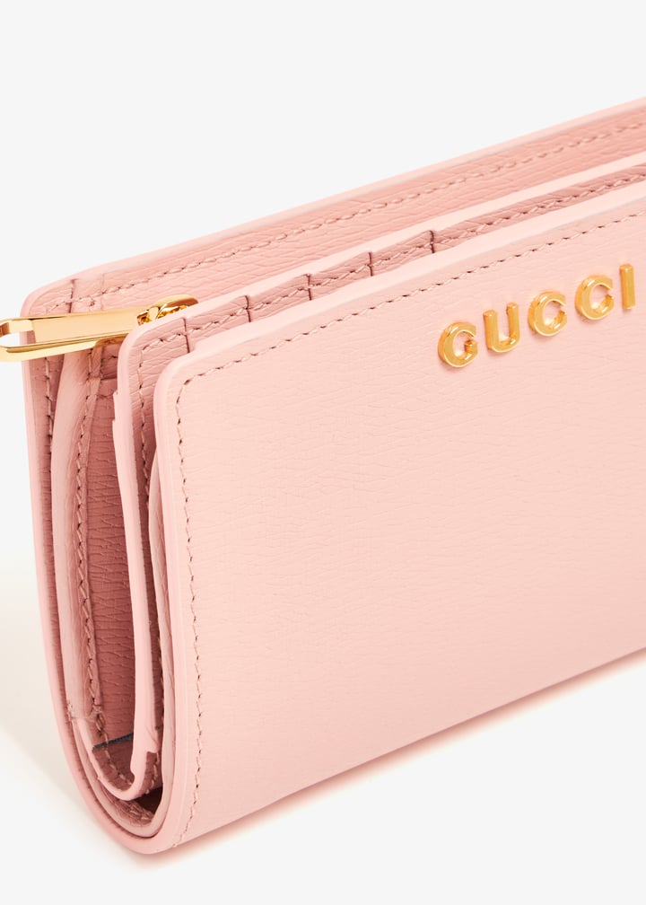 Gucci Gucci Script zip-around wallet for Women - Pink in UAE | Level Shoes