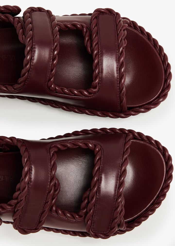 サンダル・ミュール BOTTEGA VENETA Chocolate Leather Jack Espadrillas Bottega Veneta Chocolate Leather Jack Espadrillas | italist