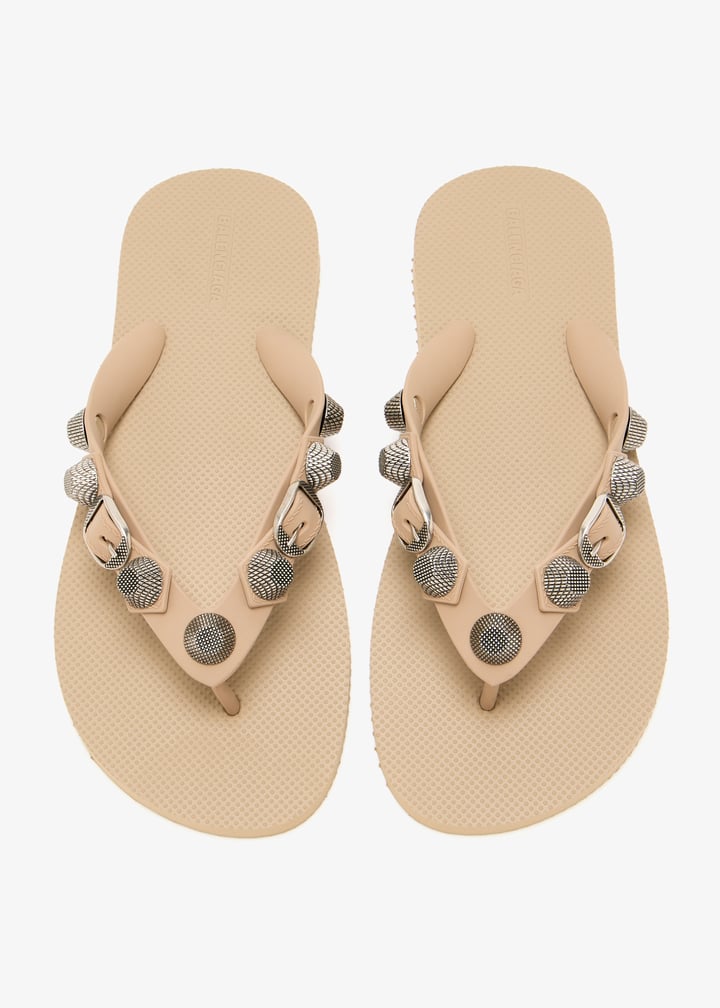 25SS new/BALENCIAGA カゴレトングサンダル Sandal Beige Balenciaga Beige Track Sandals Balenciaga