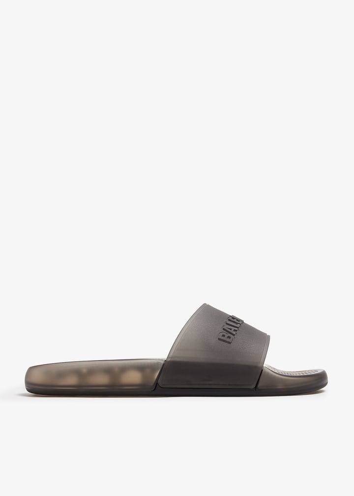 送料込+BALENCIAGA+Pool Transparent Slide サンダル Balenciaga Pool Transparent Slide Sandals | Saks Fifth Avenue