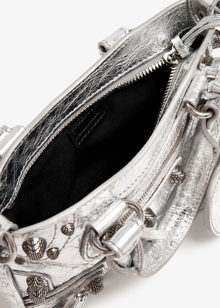 Balenciaga Neo Cagole mini tote bag for Women - Silver in