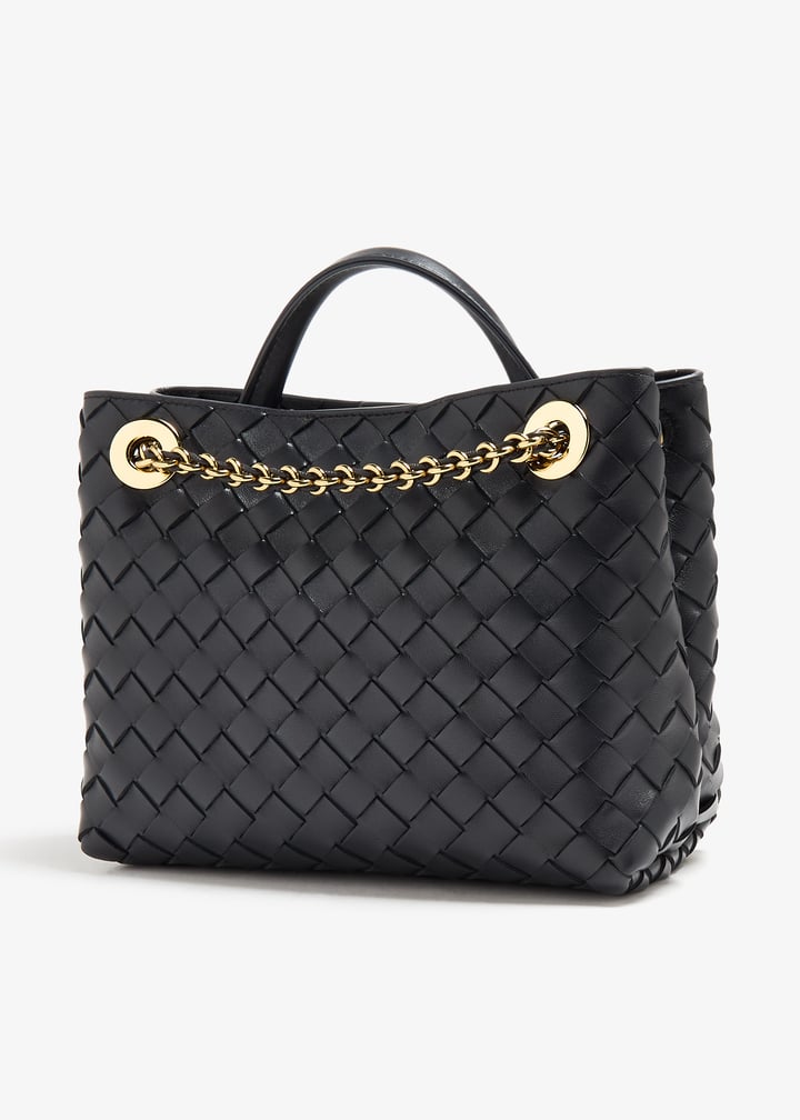 Bottega Veneta Small Andiamo Chain bag for Women - Navy in Bottega Veneta Small Andiamo Chain bag for Women - Navy in