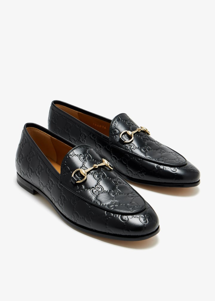 Gucci Jordaan GG loafers for Women - Black in UAE | Level Shoes