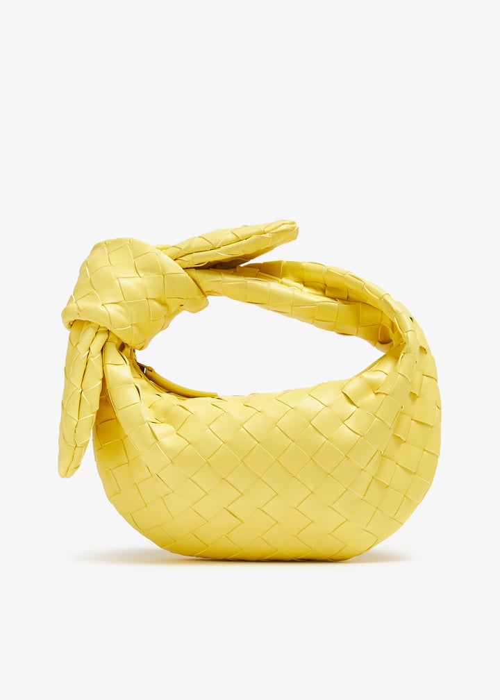 【専用】BOTTEGA VENETA ミニ ジョディ ライトイエロー Bottega veneta mini Jodie leather light yellow SHW