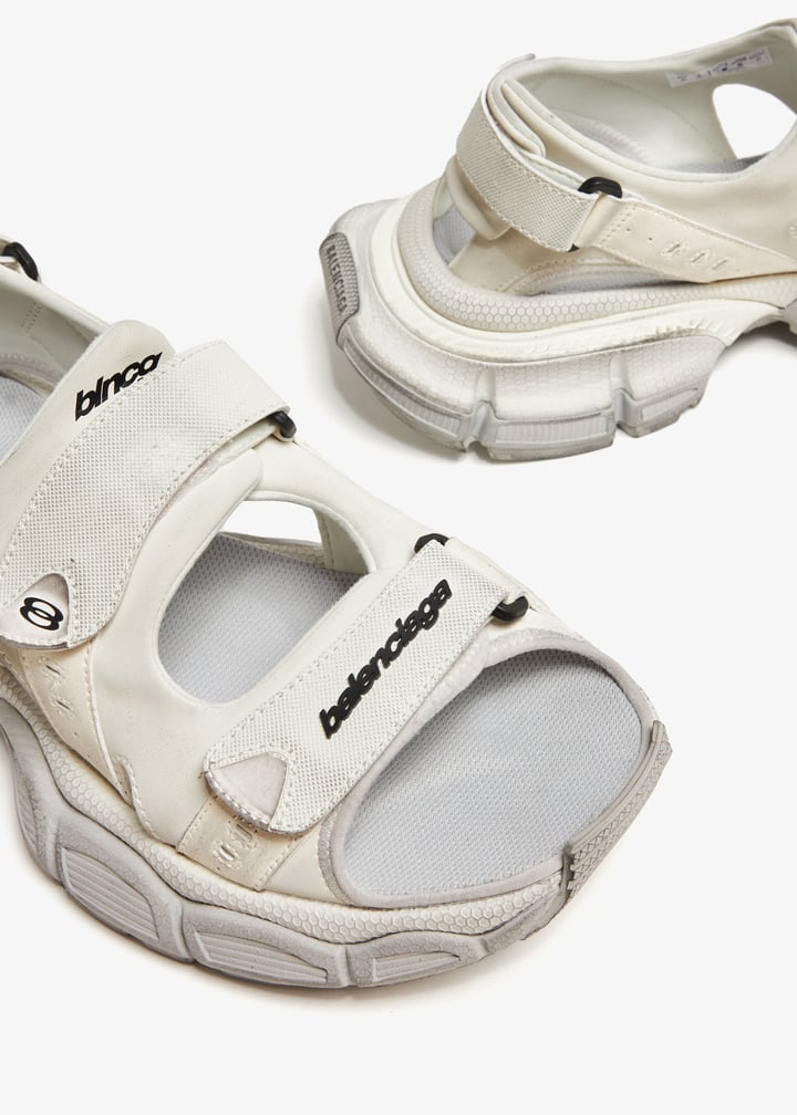 Balenciaga 3XL sandals for Men - White in KSA | Level Shoes