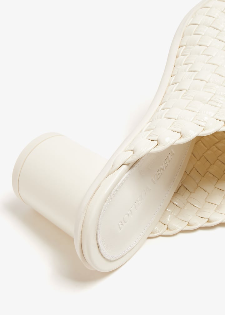 Bottega Veneta Atomic mules for Women - White in UAE | Level Shoes