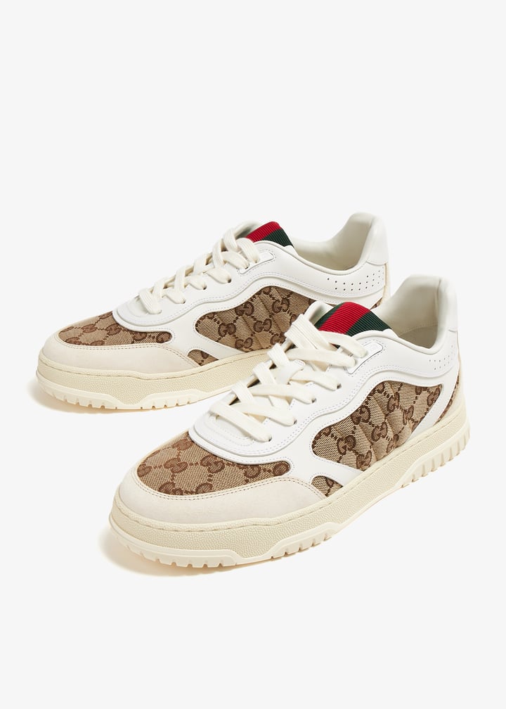 スニーカー GUCCI SNEAKERS BEIGE Women's GG sneaker in beige and ebony Original GG | GUCCI® US