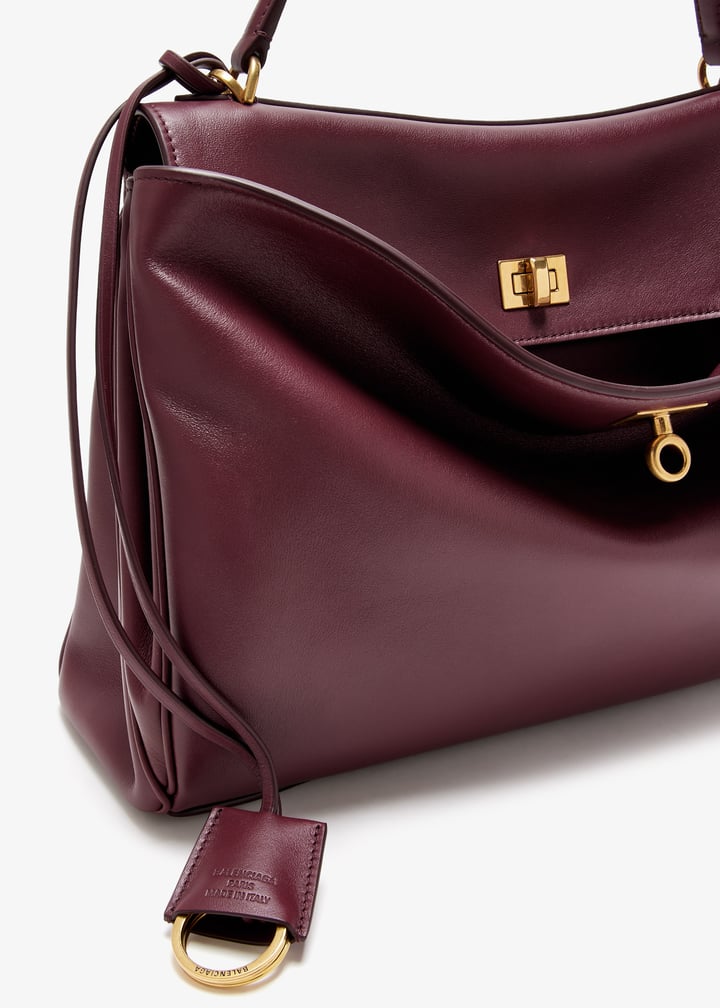 Balenciaga Rodeo medium handbag for Women - Burgundy in USA