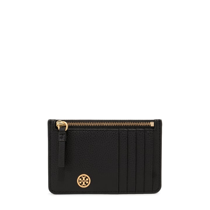 Tory Burch Walker top-zip card case for Women - Black in