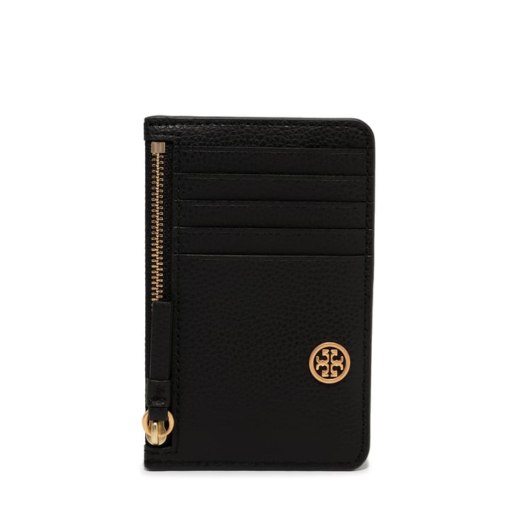 Tory Burch Walker top-zip card case for Women - Black in