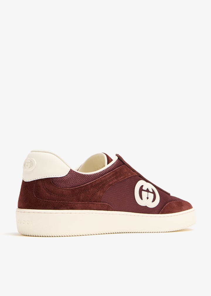 Gucci Interlocking G sneakers for Men - Burgundy in UAE