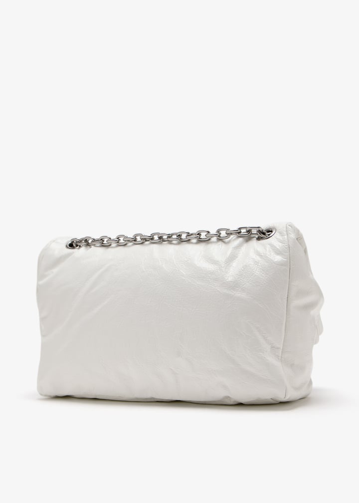 Balenciaga Monaco medium plus chain bag for Women - White in