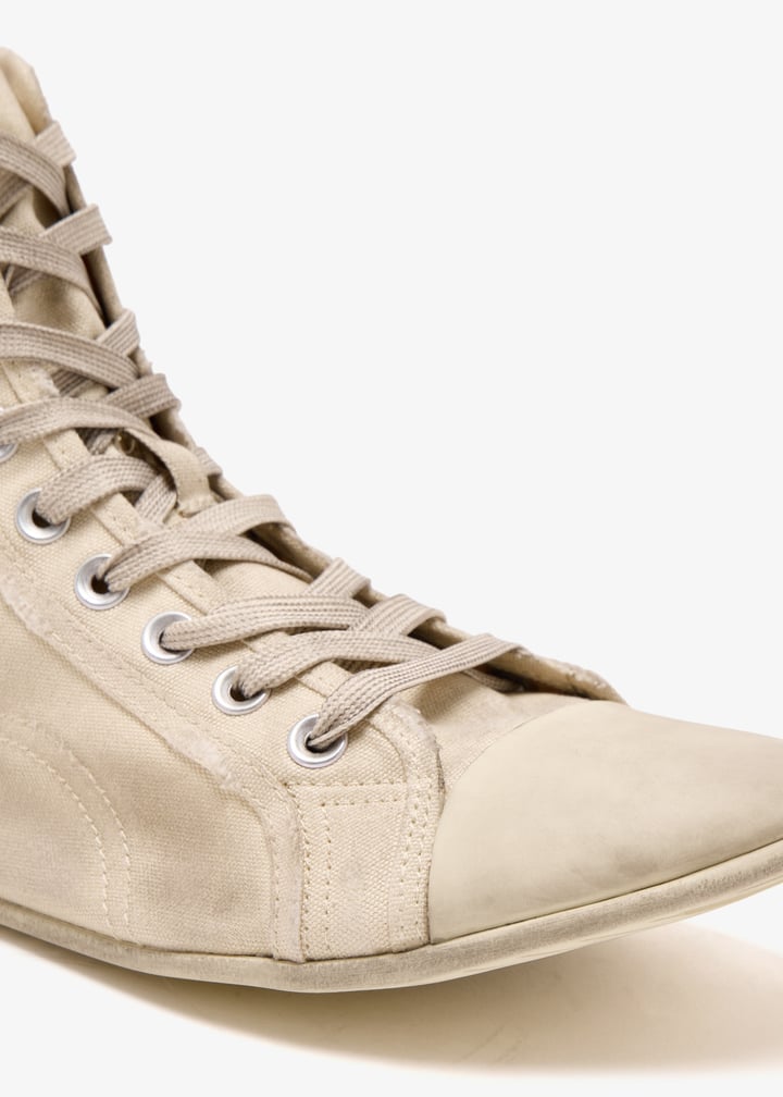 Balenciaga Paris Ultra Flat high top sneakers for Men - Cream in