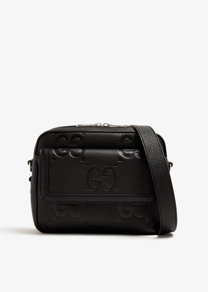 吉 Gucci Jumbo GG crossbody bag for Men - Black in UAE | Level