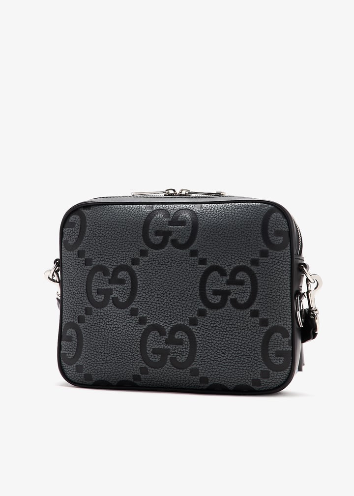Gucci Small Jumbo GG crossbody bag for Men - Grey in UAE