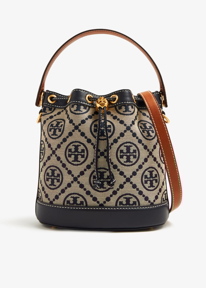 Tory Burch T Monogram bucket bag for Women - Printed in UAE