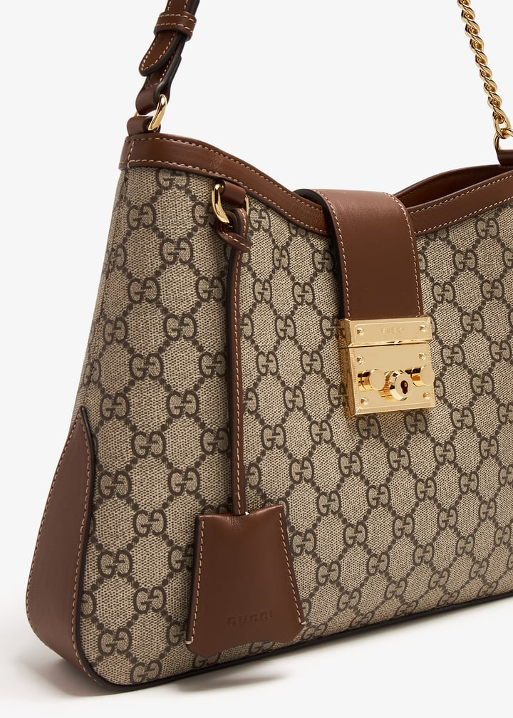 Gucci Padlock GG medium shoulder bag for Women - Printed in