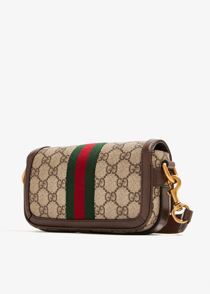【GUCCI】Mini Ophidia Shoulder Bag/追跡+関税+全国送料込み Gucci Ophidia super mini shoulder bag for Men - Printed in