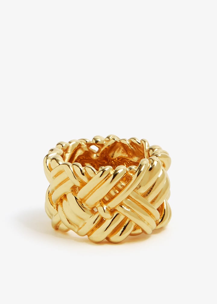 ≪贅沢な逸品≫【BOTTEGA VENETA】ゴールドリング Bottega Veneta】ゴールド チェーン リング (BOTTEGA VENETA
