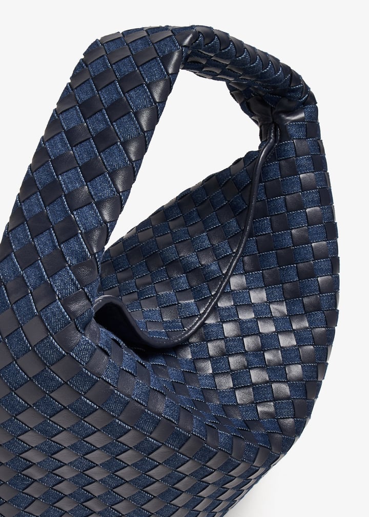 Bottega Veneta Large Hop shoulder bag for Women - Blue in