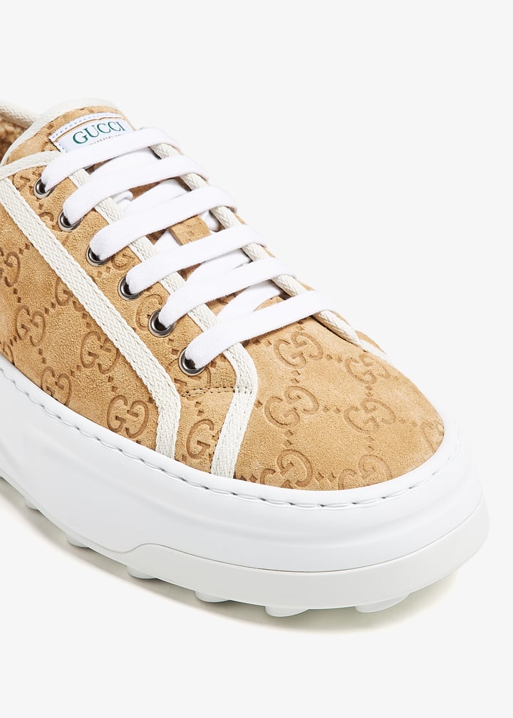 スニーカー GUCCI  Sneakers Women Fabric Beige/White Gucci Tennis 1977 WMNS Off White Canvas - Jun 2024