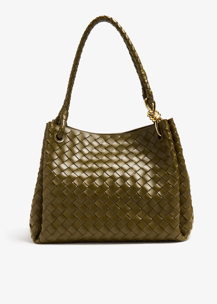 ショルダーバッグ Bottega Veneta LARGE PARACHUTE Bottega Veneta® Women's Large Parachute in New sauge. Shop