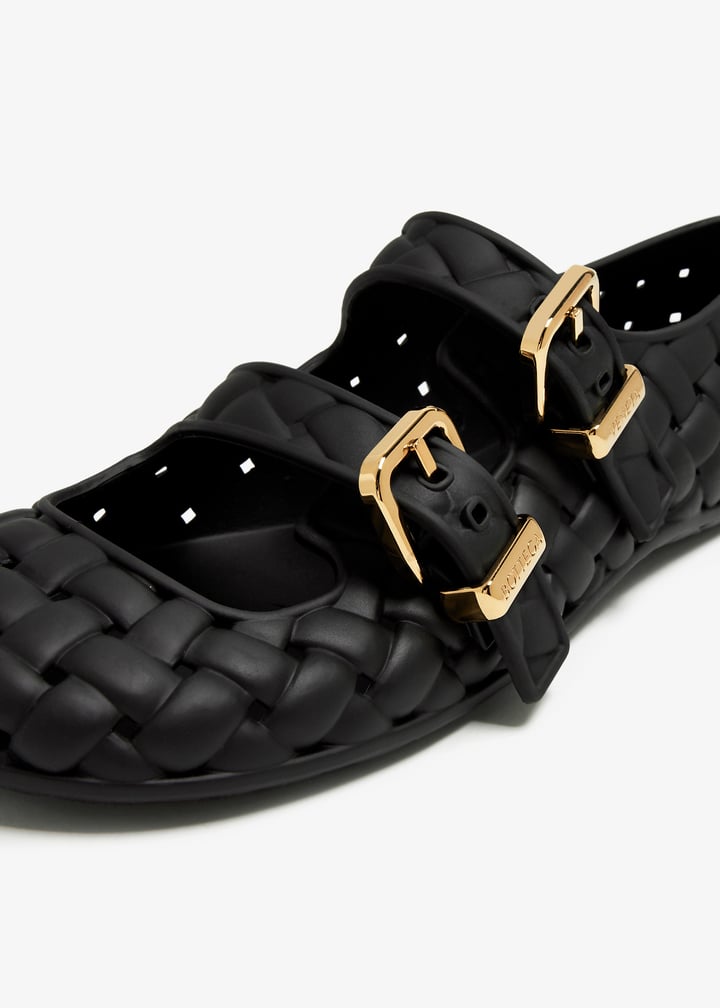 Bottega Veneta Amy ballerinas for Women - Black in UAE